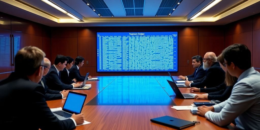 Ufficiali in riunione per regolamentazione criptovalute.